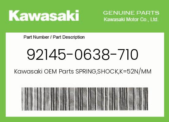 0 Kawasaki OEM Part 92145-0638-710
