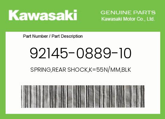 0 Kawasaki OEM Part 92145-0889-10