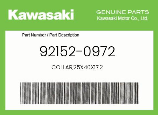 0 Kawasaki OEM Part 92152-0972