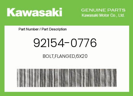0 Kawasaki OEM Part 92154-0776