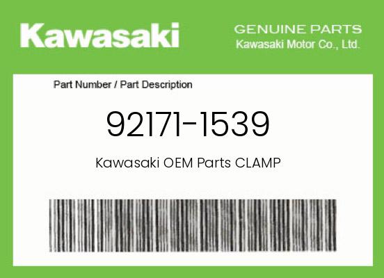 0 Kawasaki OEM Part 92171-1539