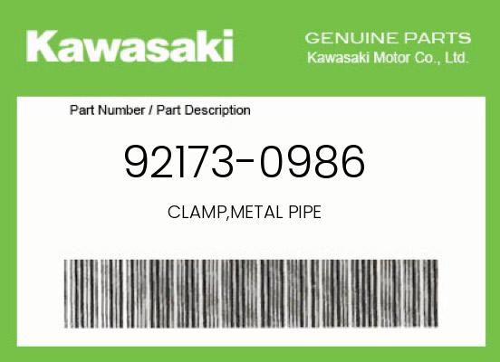 0 Kawasaki OEM Part 92173-0986