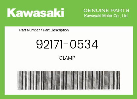 0 Kawasaki OEM Part 92171-0534