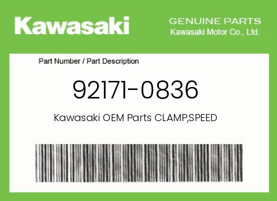 0 Kawasaki OEM Part 92171-0836