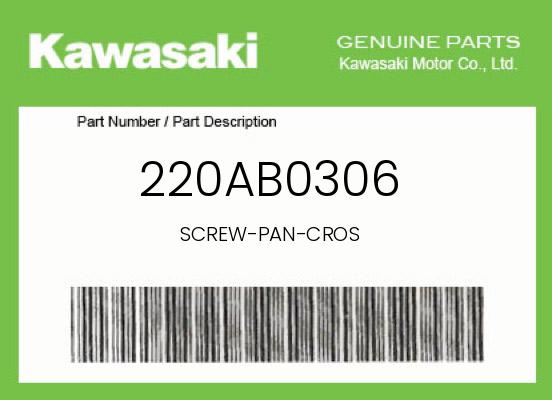 0 Kawasaki OEM Part 220AB0306