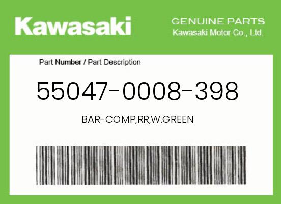 0 Kawasaki OEM Part 55047-0008-398