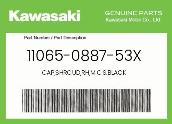 0 Kawasaki OEM Part 11065-0887-53X