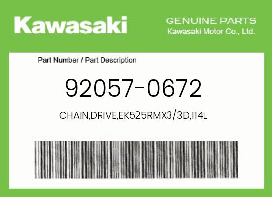 0 Kawasaki OEM Part 92057-0672