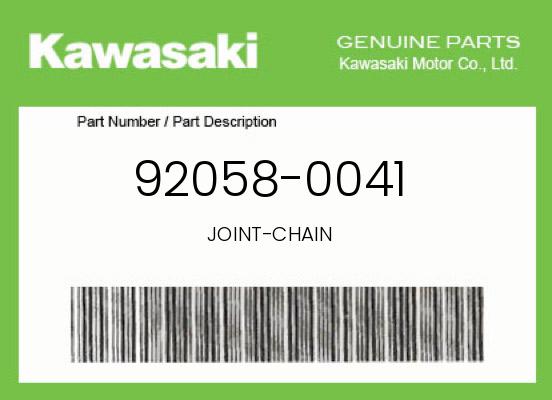 0 Kawasaki OEM Part 92058-0041