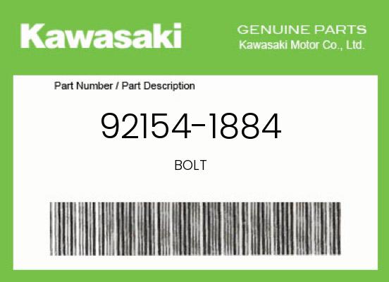 0 Kawasaki OEM Part 92154-1884