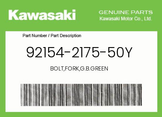 0 Kawasaki OEM Part 92154-2175-50Y