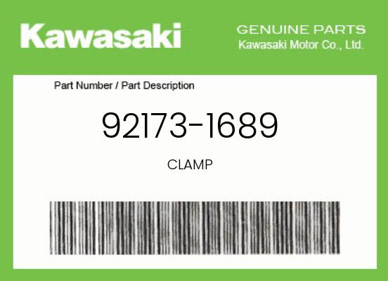 0 Kawasaki OEM Part 92173-1689