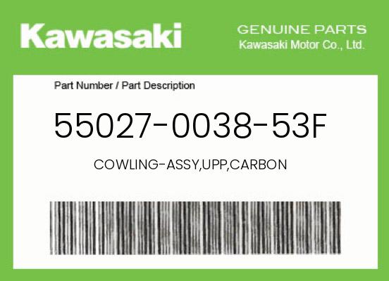 0 Kawasaki OEM Part 55027-0038-53F