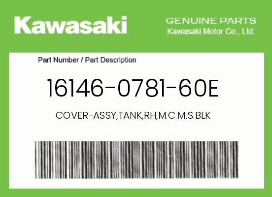 0 Kawasaki OEM Part 16146-0781-60E