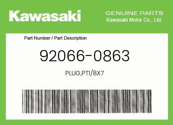 0 Kawasaki OEM Part 92066-0863