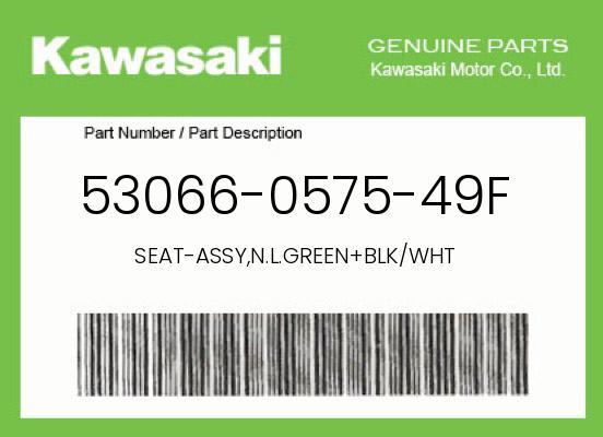 Kawasaki OEM Seat Assembly 2017-2018 KX250F - 53066-0575-49F undefined