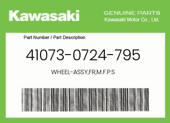 0 Kawasaki OEM Part 41073-0724-795