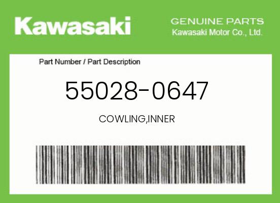 0 Kawasaki OEM Part 55028-0647