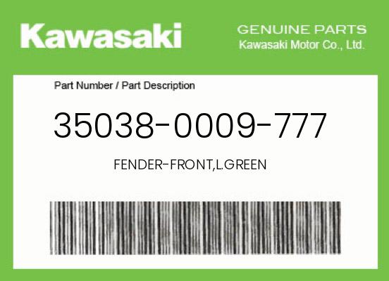 0 Kawasaki OEM Part 35038-0009-777