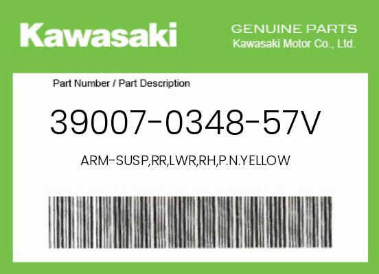 0 Kawasaki OEM Part 39007-0348-57V