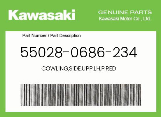 0 Kawasaki OEM Part 55028-0686-234