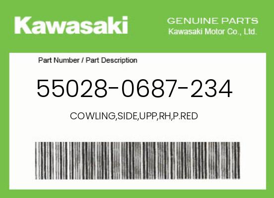 0 Kawasaki OEM Part 55028-0687-234