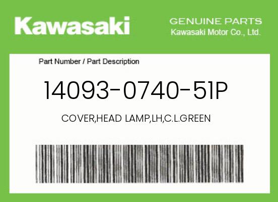 0 Kawasaki OEM Part 14093-0740-51P