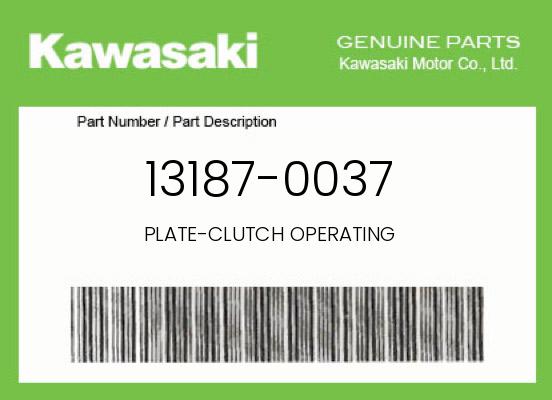 0 Kawasaki OEM Part 13187-0037