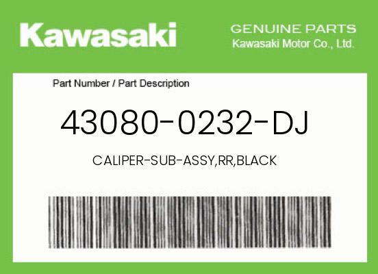 0 Kawasaki OEM Part 43080-0232-DJ
