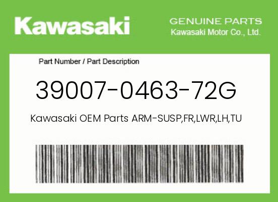 0 Kawasaki OEM Part 39007-0463-72G