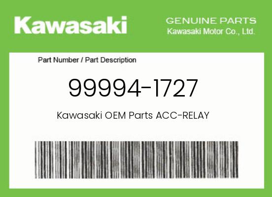 0 Kawasaki OEM Part 99994-1727