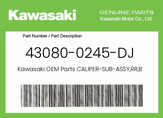 0 Kawasaki OEM Part 43080-0245-DJ