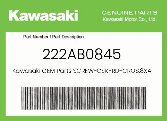 0 Kawasaki OEM Part 222AB0845