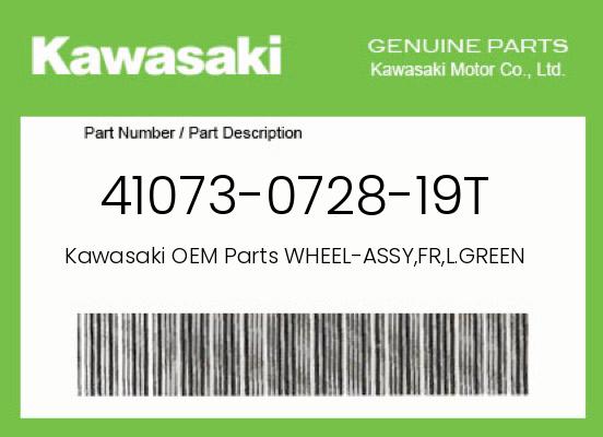 0 Kawasaki OEM Part 41073-0728-19T
