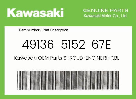 0 Kawasaki OEM Part 49136-5152-67E