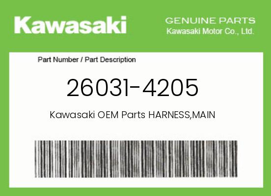 0 Kawasaki OEM Part 26031-4205