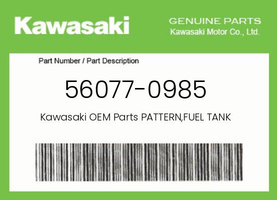 0 Kawasaki OEM Part 56077-0985