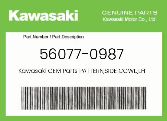 0 Kawasaki OEM Part 56077-0987