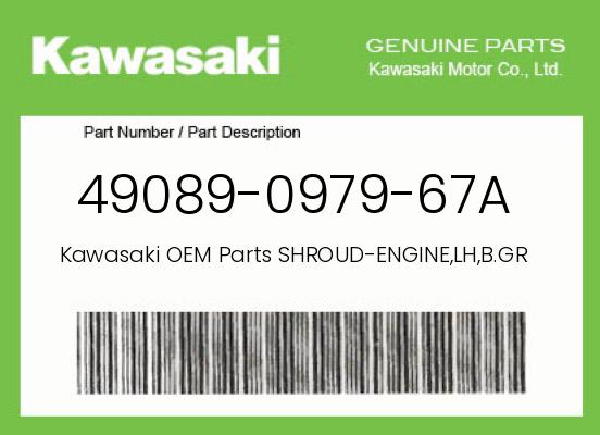 0 Kawasaki OEM Part 49089-0979-67A