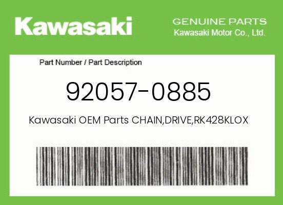 0 Kawasaki OEM Part 92057-0885