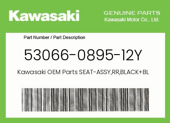 0 Kawasaki OEM Part 53066-0895-12Y