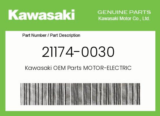 0 Kawasaki OEM Part 21174-0030