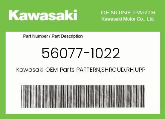 0 Kawasaki OEM Part 56077-1022