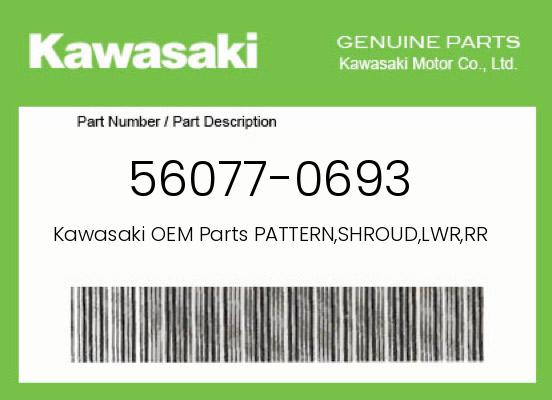 0 Kawasaki OEM Part 56077-0693