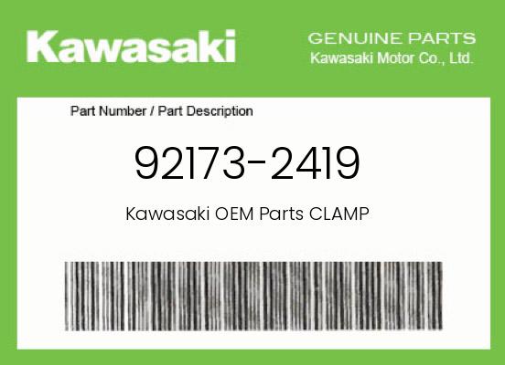0 Kawasaki OEM Part 92173-2419