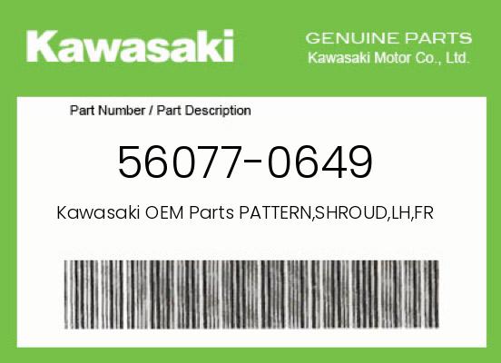 0 Kawasaki OEM Part 56077-0649