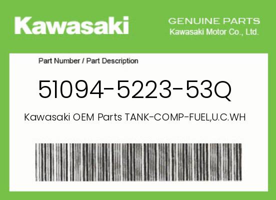 0 Kawasaki OEM Part 51094-5223-53Q