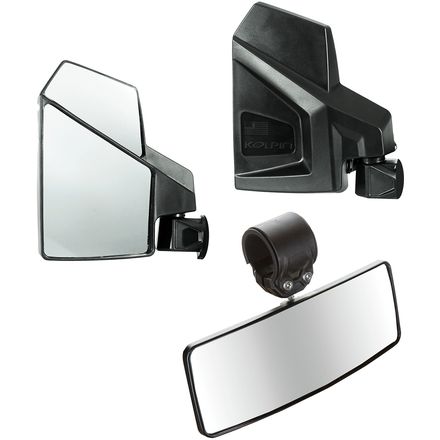 Kolpin Universal UTV Side and Rearview Mirror Combo