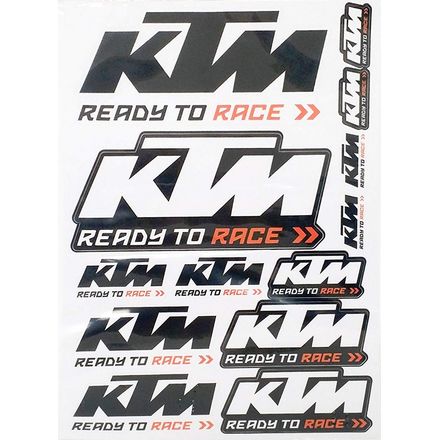 KTM PowerWear Sticker Sheet