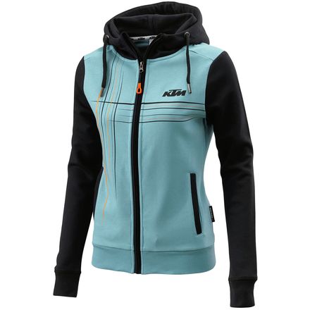 KTM PowerWear Women's Stripe Zip Hoody KTM PowerWear Women's Stripe Zip Hoody